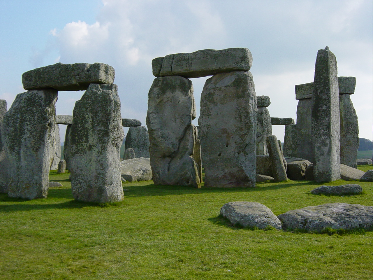 Detalle de los sarsens y trilitos de Stonehenge
